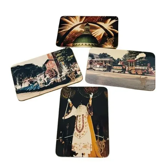 Veiled Prophet 1991 St. Louis Coasters (4) Cork VTG Missouri Secret Society READ