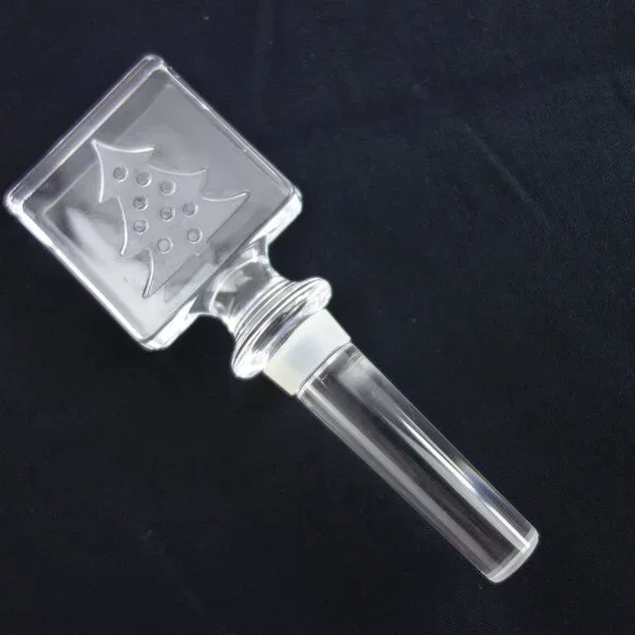 Christmas Holiday Christmas Tree Glass Wine Stoppers‎ 5 1/2
