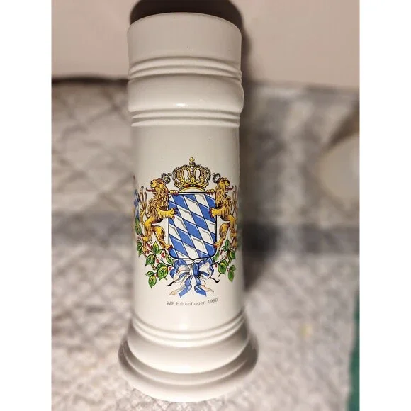 WF Hiltenfingen 1990 German Beer Stein Collectible Vintage 8-1/2