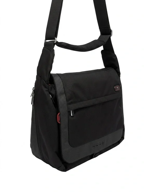 TUMI T-Tech 5112D Black Expandable Nylon Laptop Messenger Bag