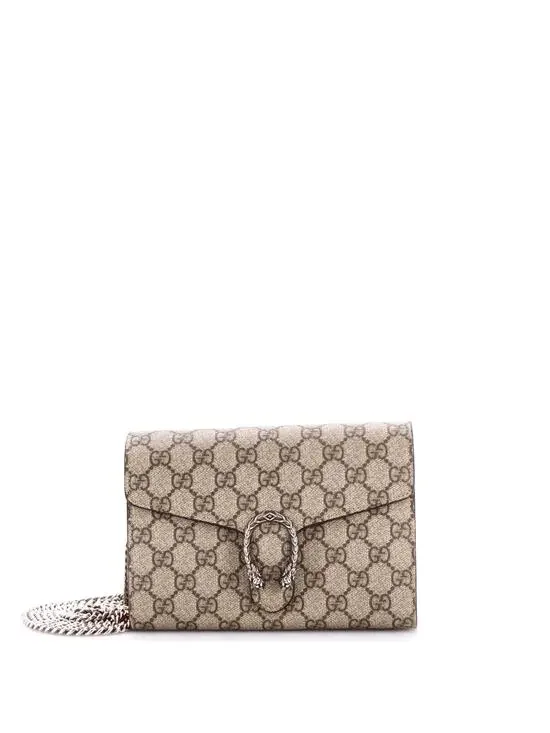 Gucci Dionysus Chain Wallet Gg Coated #295084G14B