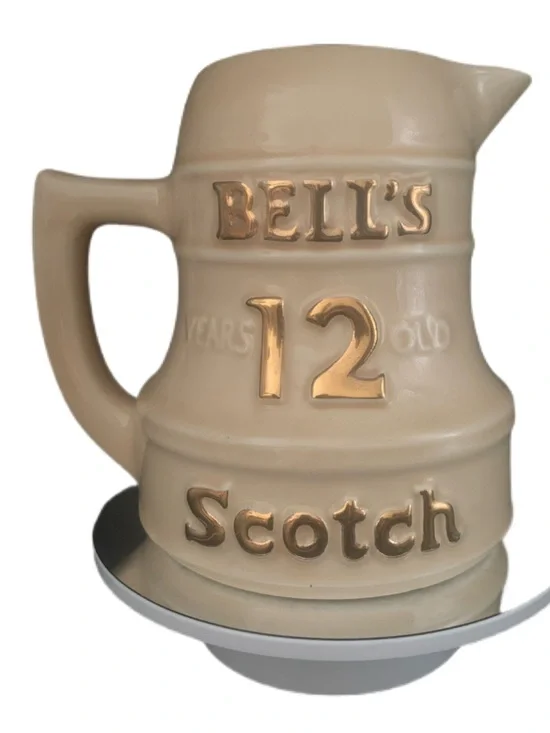 Vintage Bell's Blended Scotch Whiskey 8 12 Yr Old Whiskey Pitcher Jug Made in US