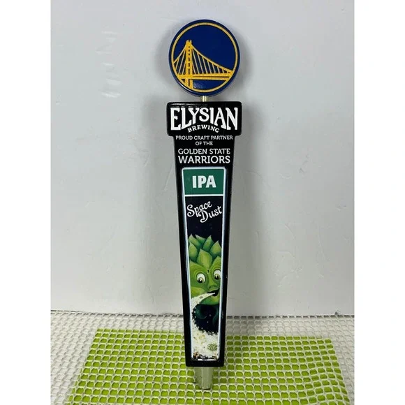 Elysian Brewing Golden State Logo Space‎ Dust IPA Beer Tap Handle