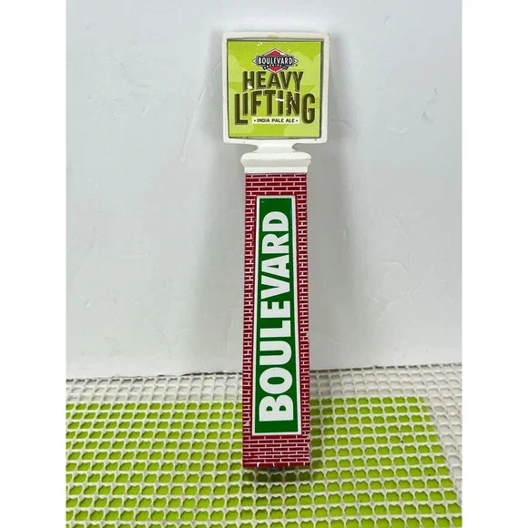 Boulevard Brewing Heavy Lifting IPA Beer Tap Handle Brick‎ Design