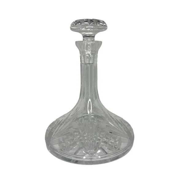 Crystal Decanter | Ships Carafe | Mushroom Stopper |