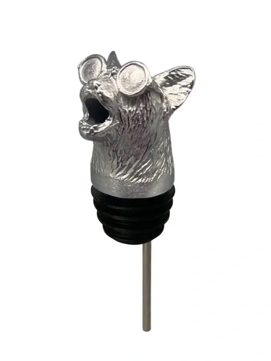 In Vino Veritas Menagerie cool cat wine pourer