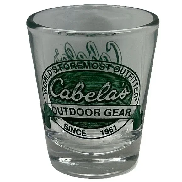 Cabela’s world’s foremost outfitter‎ Owatonna, Minnesota shot glass