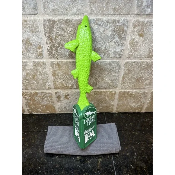 DOGFISH HEAD LIME GREEN BAR BEER DRAFT TAP HANDLE 12