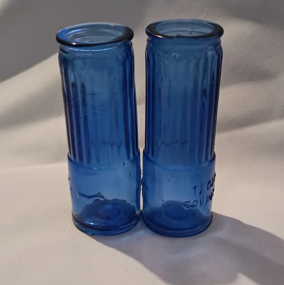 Corralejo Tequila Shot Gun Shell Cobalt Blue Mexican Shot Glasses  2 oz