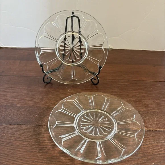 Anchor  Hocking Colonial Rib Clear 6