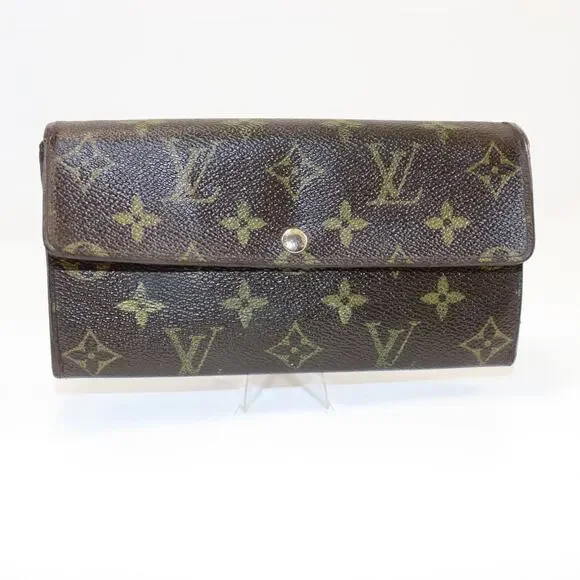 Louis Vuitton Monogram Sarah Long Wallet‎ Restored Classic CA5008