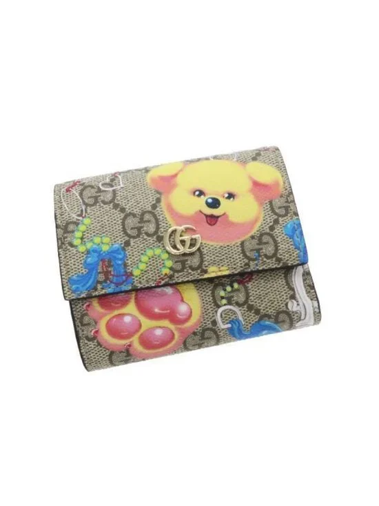 Gucci GG Supreme Compact Wallet