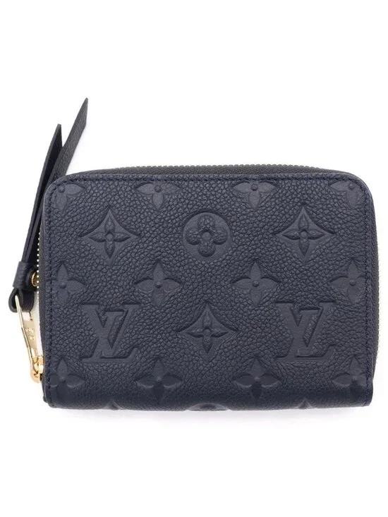 Louis Vuitton Monogram Empreinte Portefeuille Cles Compact Leather Zip Around