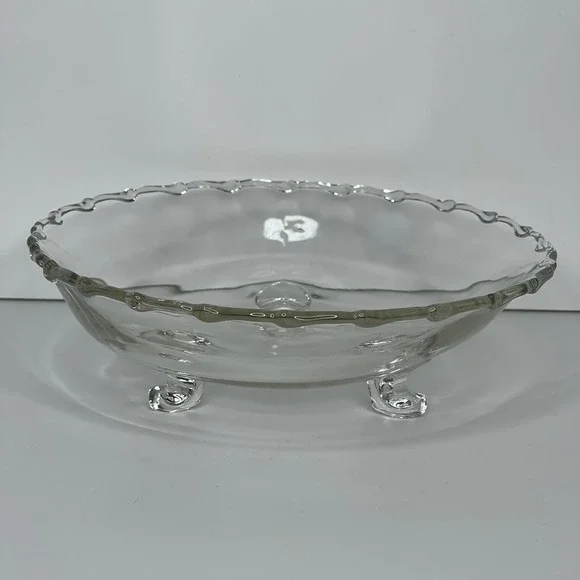 Fostoria Century Clear Glass‎ Footed Bon Bon Bowl Candy Dish 7