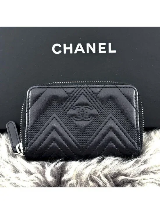 Chanel Wallet Stitch Coin Purse