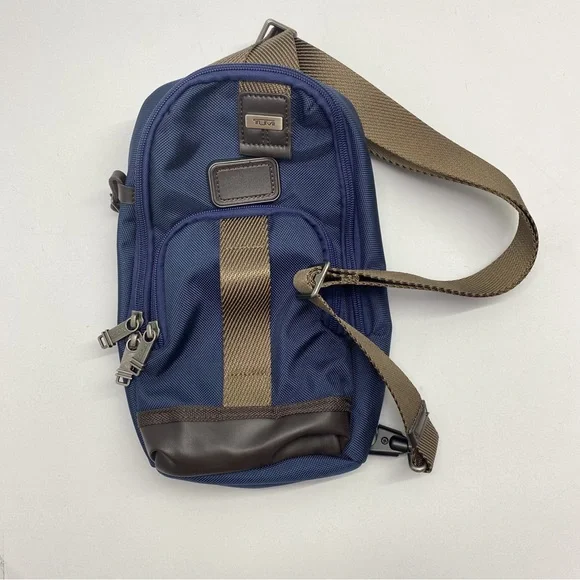 💎Tumi Alpha Bravo Navy Chest Pack
