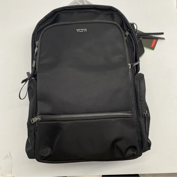 🌸Tumi Voyageur Carson Nylon Backpack - Black Commuter Bag