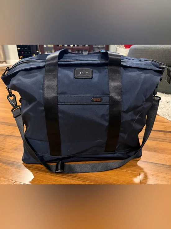Tumi Gen 4.3 Ballistic Nylon 18.75” Zip top Carryall Tote - Navy