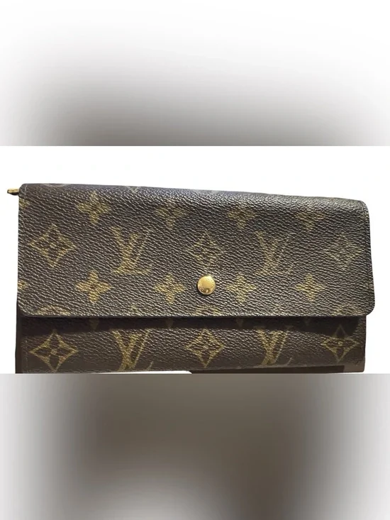 Louis Vuitton Monogram Sarah Long Bifold Wallet