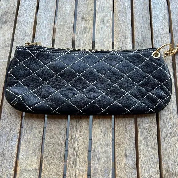 Kate Landry Black wallet black‎ studs strap