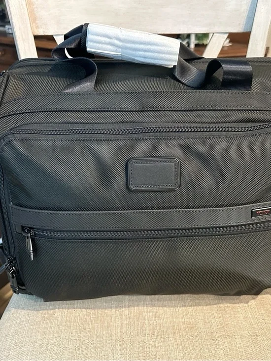 Exclude Tumi Black Dr tote  with Front Zip Pocket