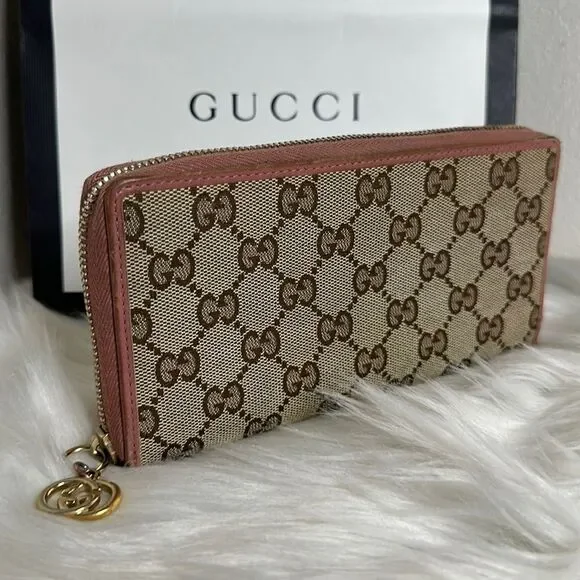 💯Authentic Gucci Zipped Around Long Wallet🍀