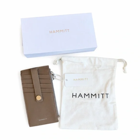 Hammitt 210 West Wallet/ Card Holder Dune/Silver LTD Release Color New With Tags