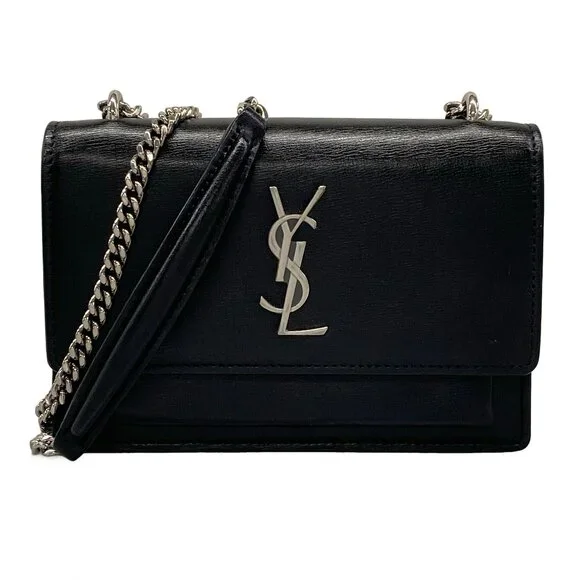 Saint Laurent PARIS Sunset Chain Wallet Other Style Wallet 452157 Leather
