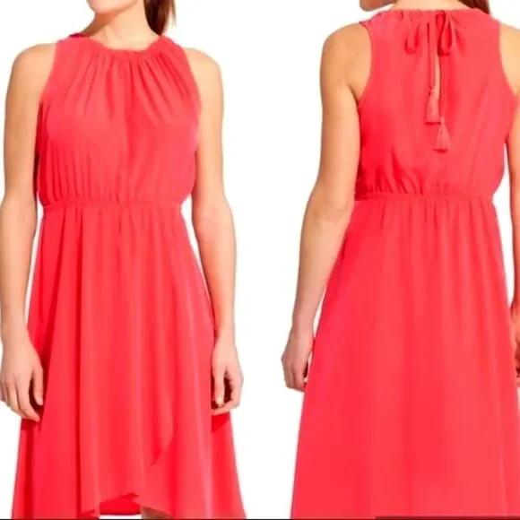 ATHLETA | Martinique Quest Dress Tie Back Coral S