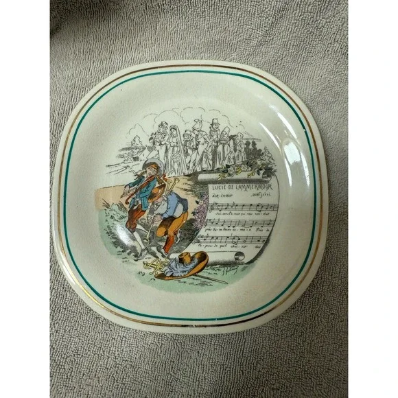 Vintage PV French Music‎ Opera Set Series Plates 7