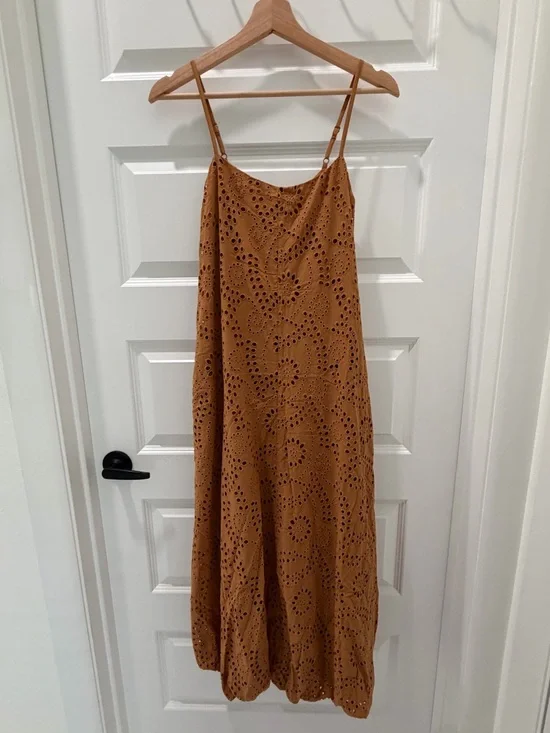 🆕 YOUNG FABULOUS & BROKE Melve Eyelet Dress - Size S.