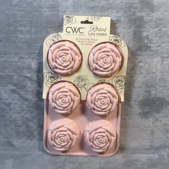 CWC Roses 3PC‎ Silicone Mold