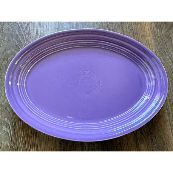 FIESTA LILAC LARGE‎ OVAL PLATTER 9 5/8 in. 1995 Homer Laughlin Rare Color