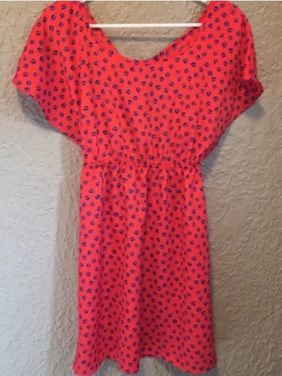 Coffee Bean Printed Dress | S