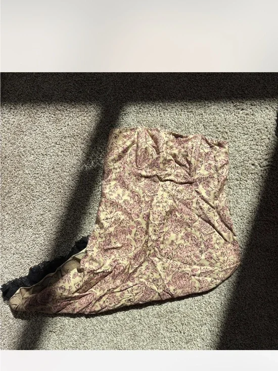 Ideology Cream Dress with Mauve Floral Print