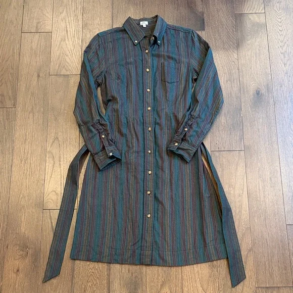 L.L. Bean Women’s Striped Long Sleeve Dress Size 4 - C16-007