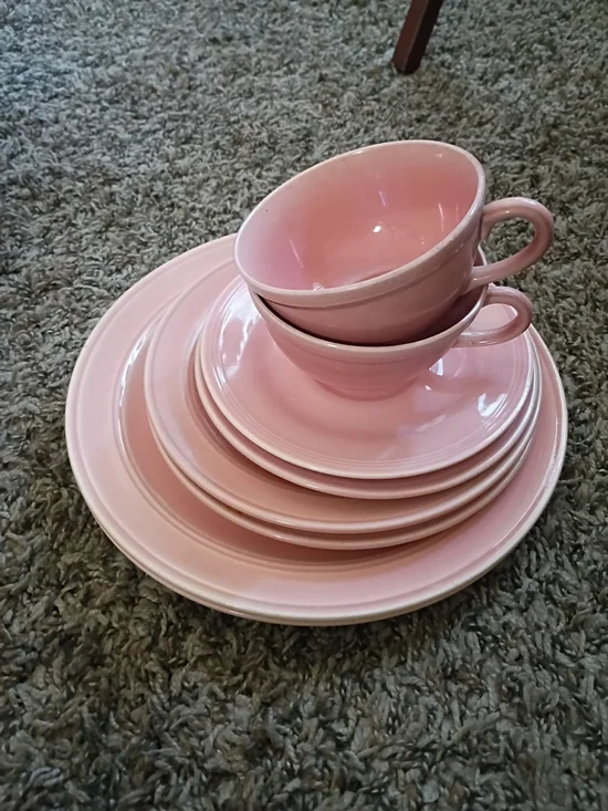 Vintage Early California Vernonware 8 Piece
