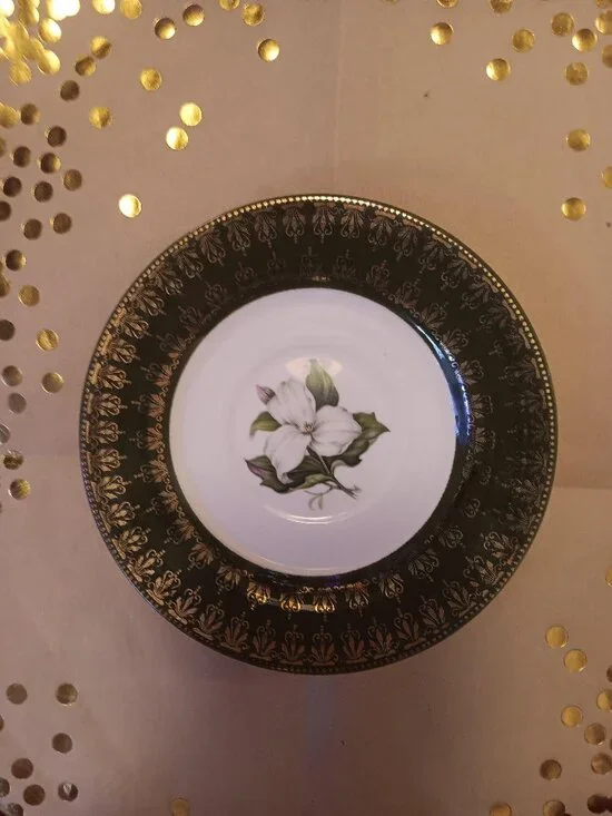 TWO vintage Limoges-American Trillium 