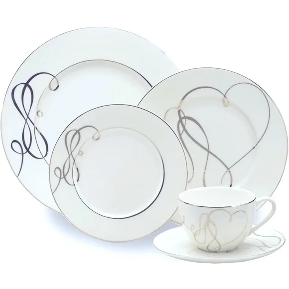 MIKASA LOVE STORY 5-Piece Place Setting, Service for 1