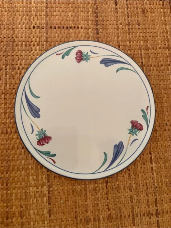 Lenox Chinastone Poppies on Blue Trivet, Made in USA