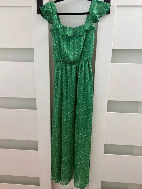 MELLODAY Green Floral Sundress