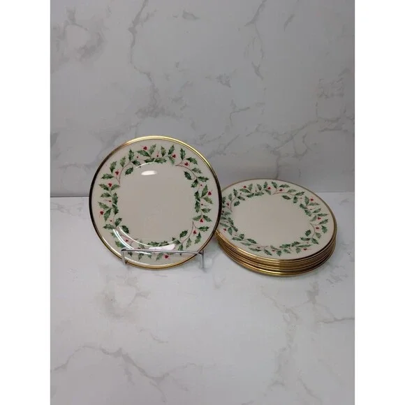 Lenox Holiday Dimension Bread & Butter Plate 6 3/8