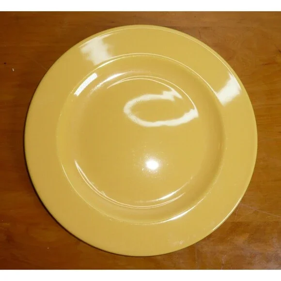 Yellow Ceramic Dinner Plate - Home Dining