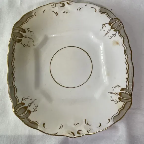 Antique Carl Tielsch Altwasser Germany Iridescent Side Plate #3/299