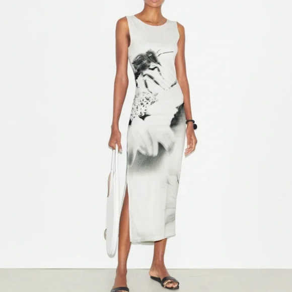 NWT Tory Burch Mesh Bee Tank Dress