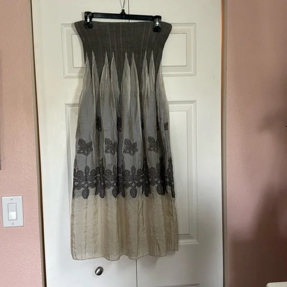 Lapis Strapless dress  one size