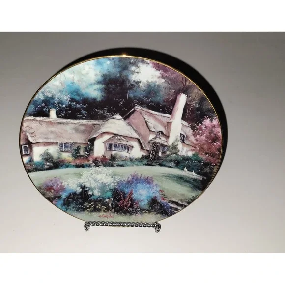 Lorna Doone Cottage Plate‎ by Marty Bell