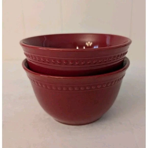 PIER 1 IMPORTS SPICE ROUTE PAPRIKA Set of 2 All Purpose Bowls 5