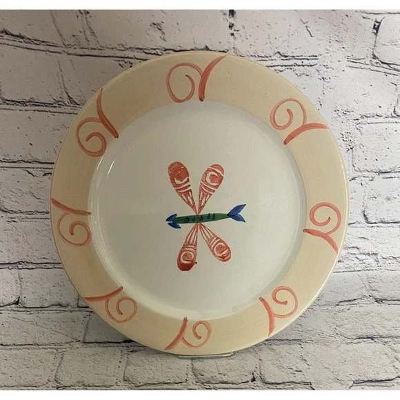 Vintage‎ Retroneu Everyday Orange Dragonfly 4250 Hand Painted 11