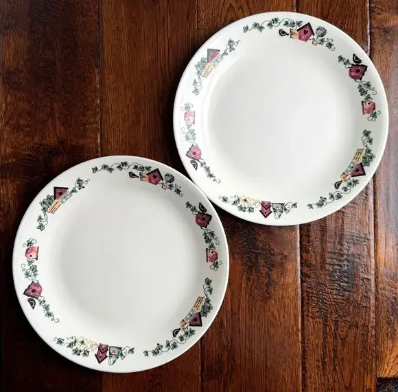 Corelle Garden Home Dinner Plate 10 1/4 in Ivy Corning USA Vintage